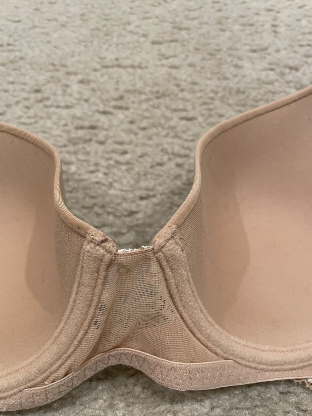 Pre owned Natori Beige Lace Underwire Bra 32D - Picture 8 of 9